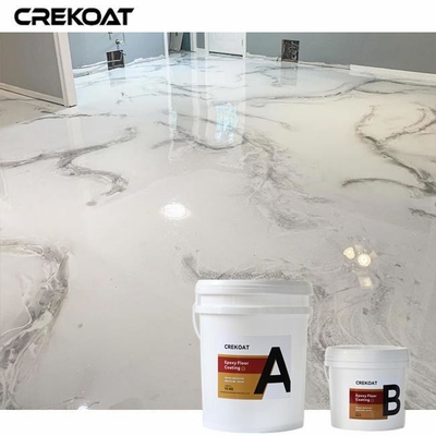 การเคลือบพื้น Epoxy แบบโลหะแบบเรียบเรียบ สร้างผลลัพธ์ที่โดดเด่น