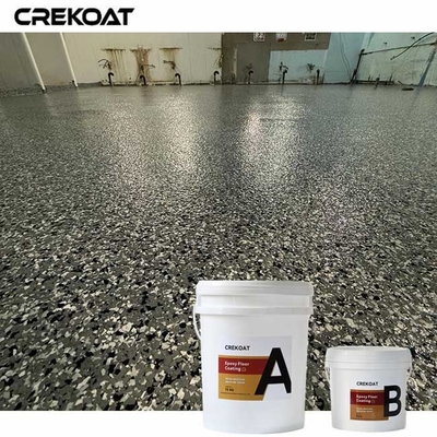 การเคลือบพื้นแบบ Polyaspartic ที่ป้องกันการลื่นด้วยสารเสริมสําหรับพื้นที่ที่มีการจราจรมาก