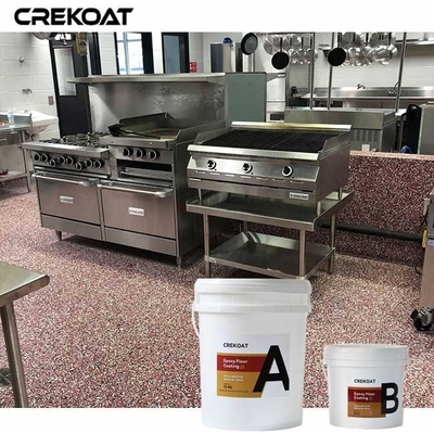 หนาว-การป้องกัน Epoxy ผืนพื้น Flake การถ่ายทอดควันสําหรับสภาพแวดล้อมความชื้น