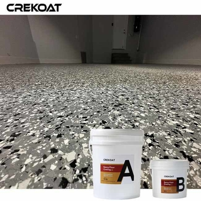 การรักษาความแข็งอย่างรวดเร็ว เต็มแผ่น Epoxy floor coating สําหรับการเสร็จสิ้นโครงการอย่างรวดเร็ว