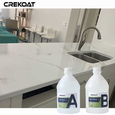เติมผงโต๊ะหนา Epoxy Resin ทนต่ออากาศสําหรับกลางแจ้ง