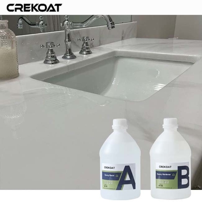 ปลายกระจ่างกระจ่าง โต๊ะบน ยางยาง Epoxy ทนทานต่อรอยขีดข่วน คราบและความร้อน