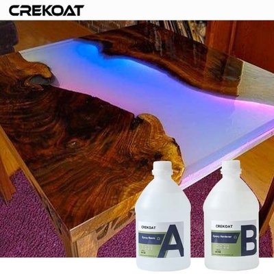 ความเสถียรภาพ UV ที่ดีขึ้น กระจกเหลว ท่วมลึก Epoxy สําหรับความสดใสสีที่ยั่งยืน