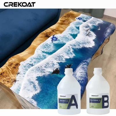 รอยขีดข่วนเล็ก ๆ ผืนโต๊ะ Epoxy สูตรไม่เหลืองสําหรับความชัดเจนระยะยาว
