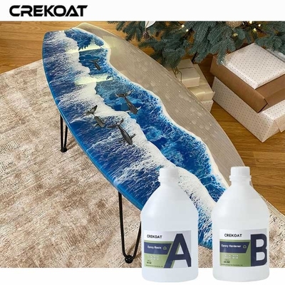อุดมสมรรถนะการติดต่อ ผืนโต๊ะชั้นบน Epoxy Resin ยูวีเสถียรสําหรับกลางแจ้ง