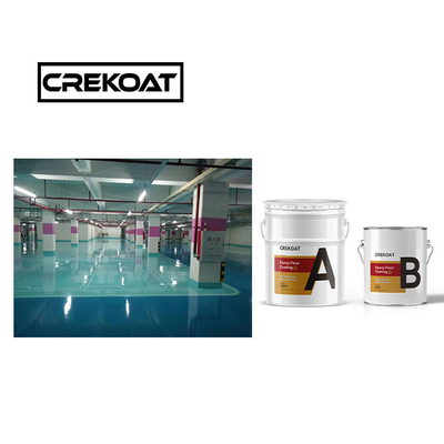 การแห้งเร็ว ทนต่อสารเคมี อุตสาหกรรม Epoxy Floor Coating Gloss จบ 1 มม.