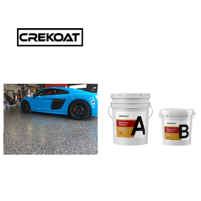 แผ่นสเปรย์ Flake Spray Epoxy Resin พื้นเคลือบ