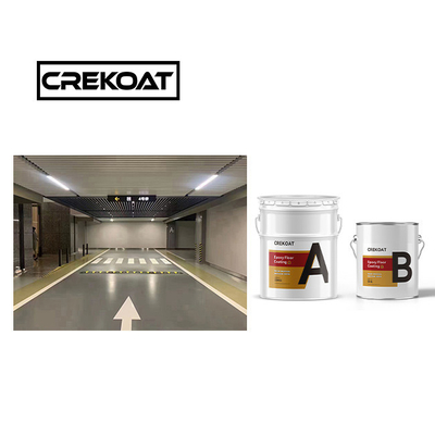 การเคลือบพื้นอีโอกซี่อุตสาหกรรมที่ใช้สารละลาย Crekoat สําหรับพื้นในบ้าน