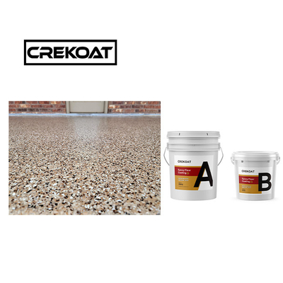 โรลเลอร์ Polyaspartic floor coating ทนทานการสกัด 100% Solids Epoxy Coating 3mm