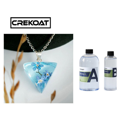 สีสว่างสูง Self-leveling Crystal Clear Epoxy Resin สําหรับเครื่องประดับบนโต๊ะ