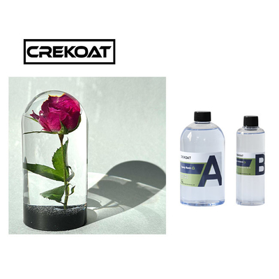 คริสตัลใส Hardener Epoxy Resin สําหรับบาร์ tabletop Art พระเครื่องทองหล่อ