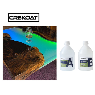 ครีสตัล ใส ช่างงาน Epoxy Resin อาหารปลอดภัยและ Hardener Kit