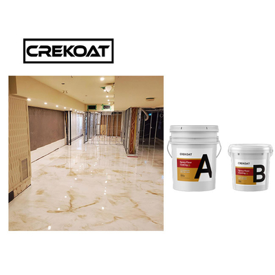 การแห้งรวดเร็ว ไม่มี Bubble โลหะ Epoxy Resin พื้นเคลือบเพชร ขาว