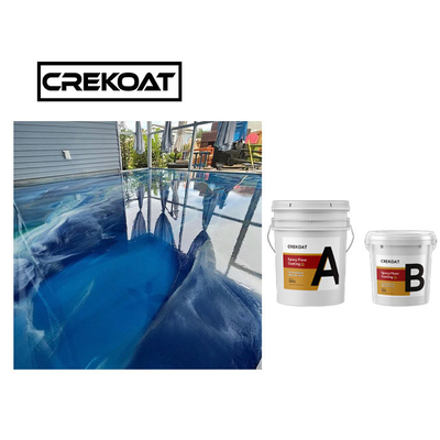 การเคลือบพื้น Epoxy โลหะ Self Degassing การผูกพันที่แข็งแรง Epoxy Resin และ Hardener