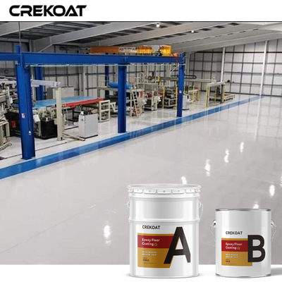 การเคลือบพื้น epoxy ที่ใช้น้ําแบบไร้รอยต่อกันต่อสารเคมี น้ํามัน คราบ