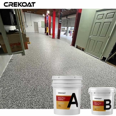 สารละลายฟรี Epoxy Flake Coating เนื้อเยื่อต้านการลื่นและการออกแบบที่โดดเด่น