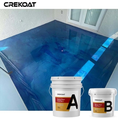 ผิวพื้น Epoxy โลหะที่ไม่มีรอยกันฝุ่นสกปรกและน้ํา