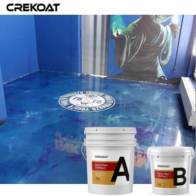 คอนกรีตใหม่ โลหะ Epoxy พรมพื้น สําหรับห้องครัว ห้องนอน ห้องน้ํา