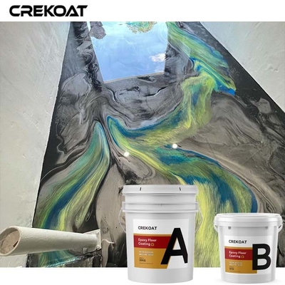 มิกาเพิร์ล โลหะ Epoxy Floor Coating ปรับระดับตัวเอง กลิ่นต่ํา