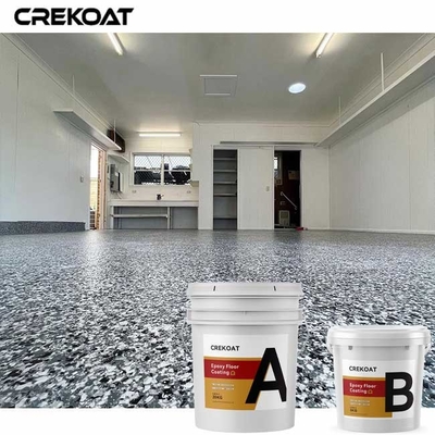 ปรับสิ่งแวดล้อม Epoxy Flake Floor Coating พื้นคอนกรีตแบบไม่มีรอย