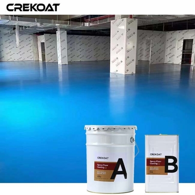 พื้น Epoxy ที่นําไฟ ไม่เลื่อน พื้น Epoxy ที่เคลือบเคลือบกระจายไฟฟ้าสแตตติก