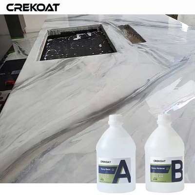 สีที่โดดเด่น โต๊ะบน สารพัด Epoxy สูตรไม่เป็นพิษ ปลอดภัยสําหรับภายใน
