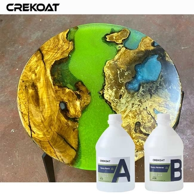 ผืนยาว สวยใส สะอาด Epoxy Resin สําหรับโต๊ะที่มีสีสดใส